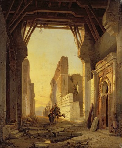 As portas de El Geber em Marrocos de Francois Antoine Bossuet